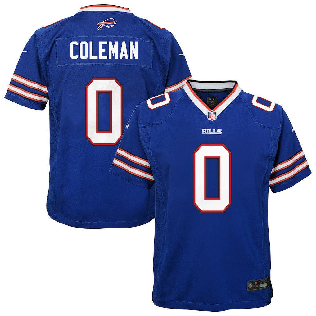 Keon Coleman Buffalo Bills Youth Team Game Jersey Royal