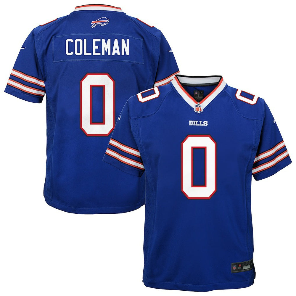 Keon Coleman Buffalo Bills Youth Team Game Jersey Royal