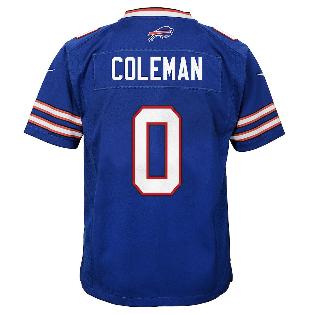 Keon Coleman Buffalo Bills Youth Team Game Jersey Royal