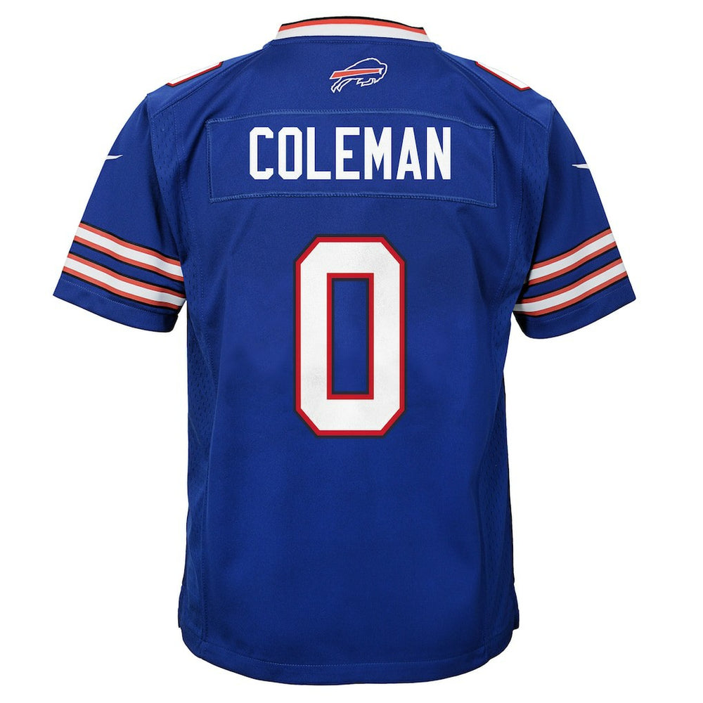 Keon Coleman Buffalo Bills Youth Team Game Jersey Royal