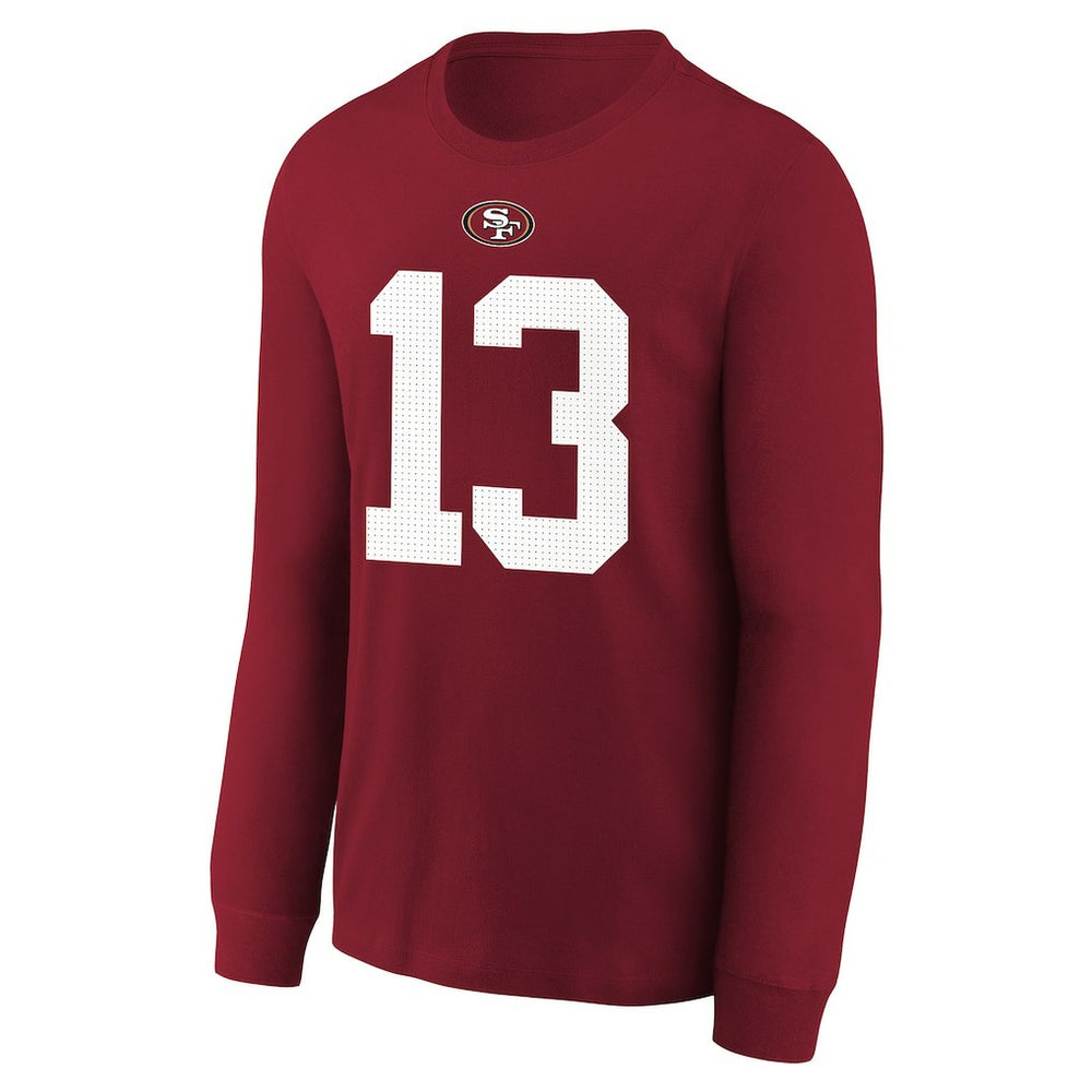 Brock Purdy San Francisco 49ers Youth Player Name & Number Long Sleeve T-Shirt Scarlet