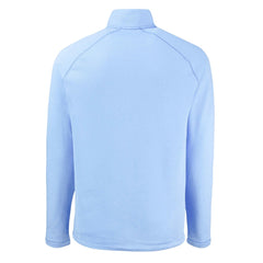 Washington Commanders Cutter & Buck Peshastin Eco Fleece Recycled Raglan Quarter-Zip Top Powder Blue