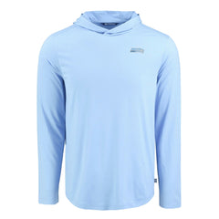 Seattle Seahawks Men's Cutter & Buck Coastline Epic Comfort Eco Recycled Men's Hooded Shirt Powder Blue