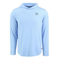 Cincinnati Bengals Men's Cutter & Buck Coastline Epic Comfort Eco Recycled Men's Hooded Shirt Powder Blue