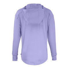 Baltimore Ravens Cutter & Buck Women's Daybreak Eco Recycled Half-Zip Hoodie Purple