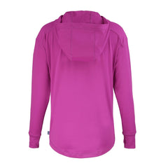 Cincinnati Bengals Cutter & Buck Women's Daybreak Eco Recycled Half-Zip Hoodie Pink