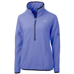 Baltimore Ravens Cutter & Buck Women's Cascade Eco Fleece Half-Zip Jacket Lavender