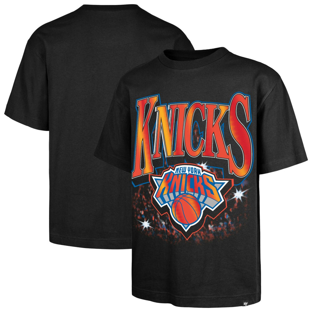 New York Knicks '47 Past Champs Collection Flashbulb Foundation T-Shirt Black