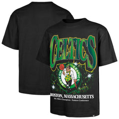 Boston Celtics '47 Past Champs Collection Flashbulb Foundation T-Shirt Black