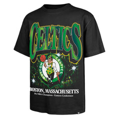 Boston Celtics '47 Past Champs Collection Flashbulb Foundation T-Shirt Black