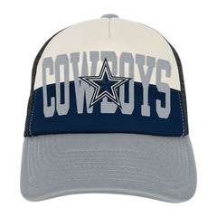 Dallas Cowboys Outerstuff Modern Fan Trucker Adjustable Hat White/Navy