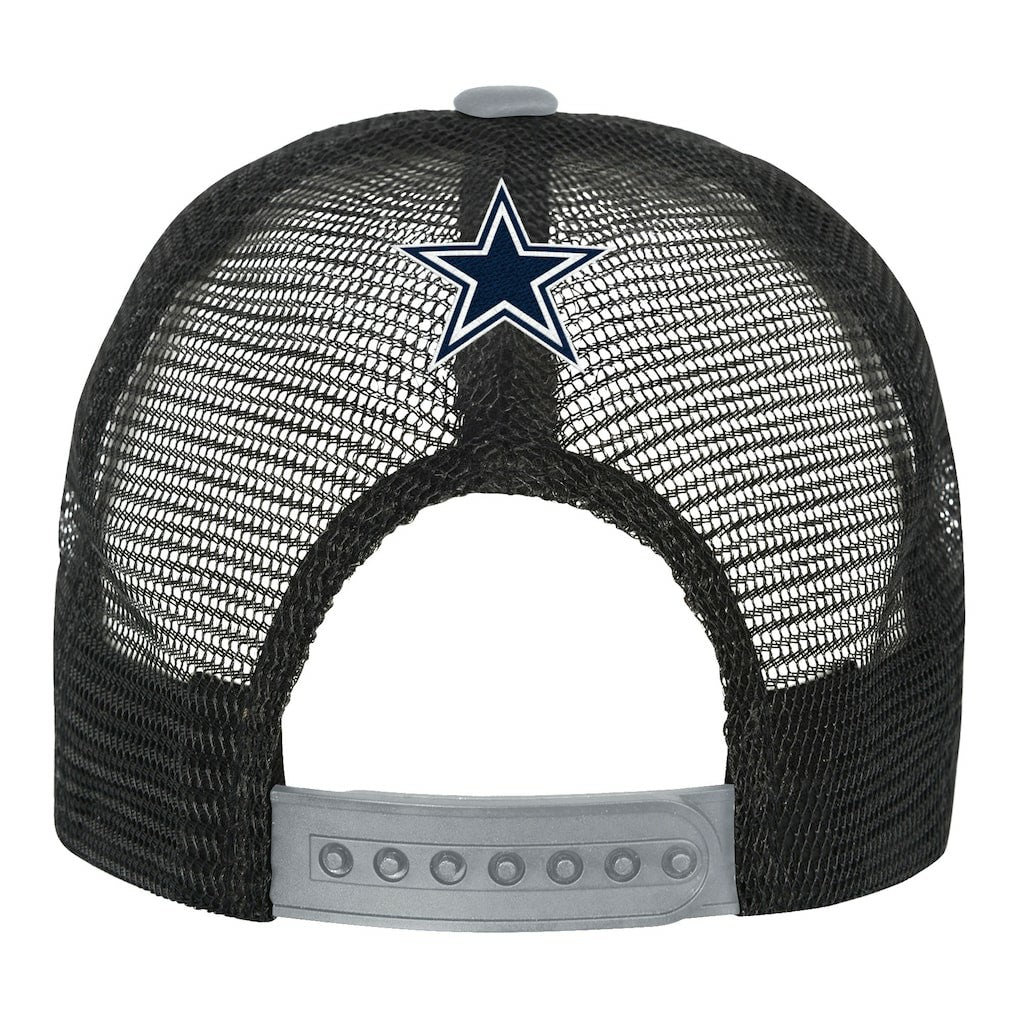 Dallas Cowboys Outerstuff Modern Fan Trucker Adjustable Hat White/Navy