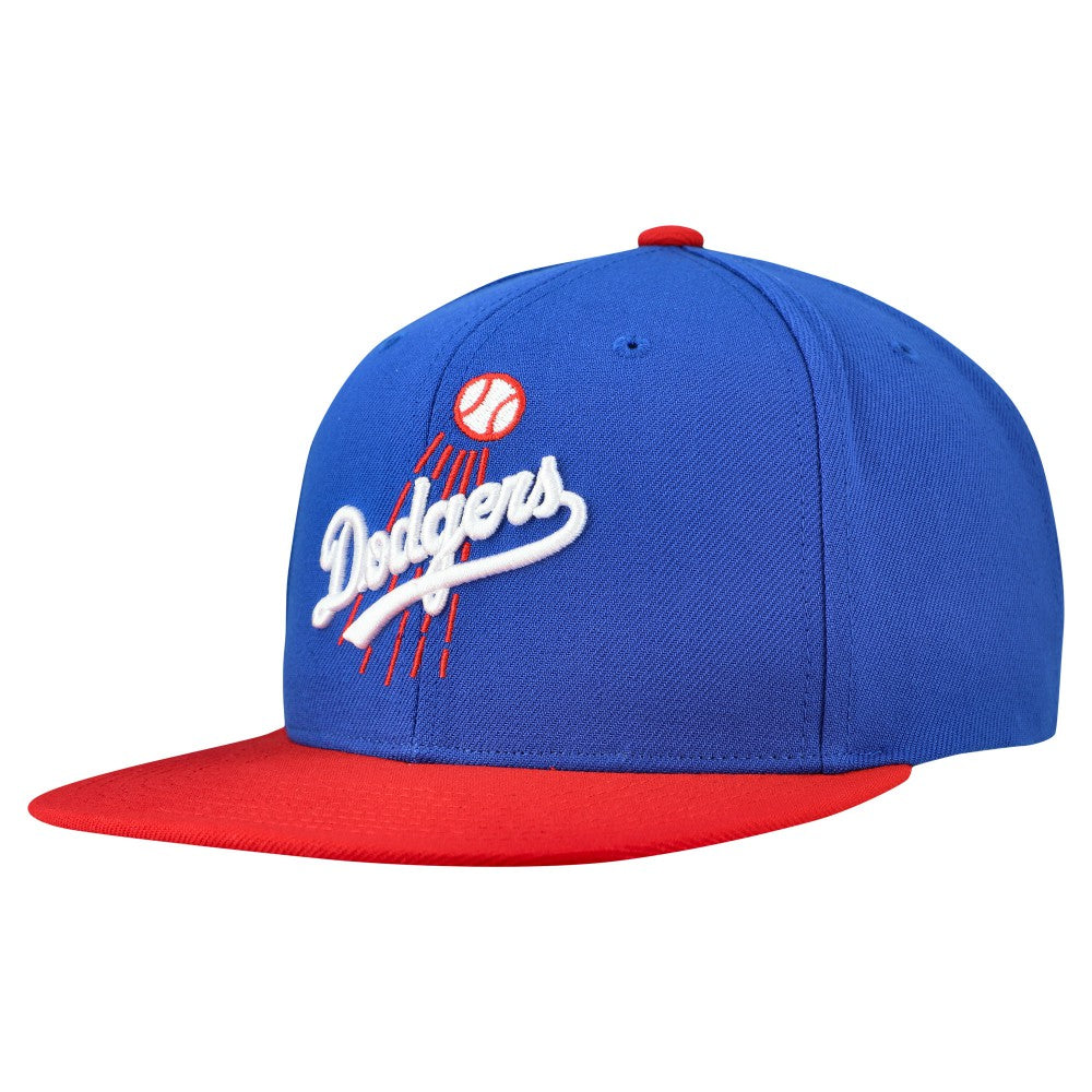 Los Angeles Dodgers Mitchell & Ness Cooperstown Collection Basic Flip Snapback Hat - Royal Hats
