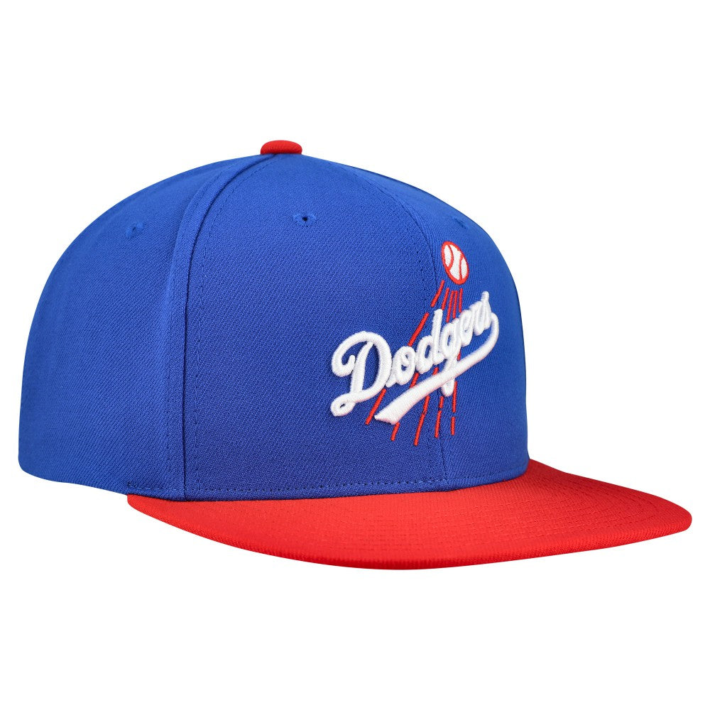 Los Angeles Dodgers Mitchell & Ness Cooperstown Collection Basic Flip Snapback Hat - Royal Hats