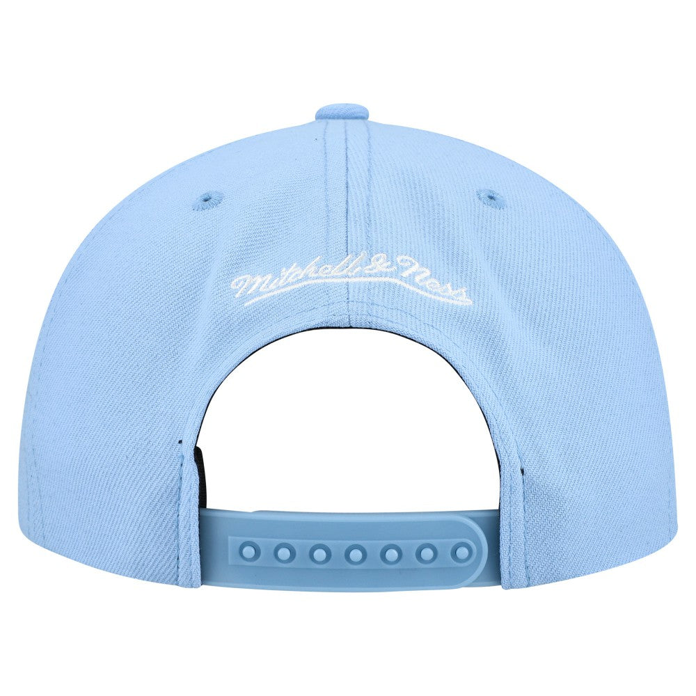 Milwaukee Brewers Mitchell & Ness Cooperstown Collection Basic Flip Snapback Hat - Powder Blue Hats