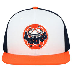 Houston Astros Mitchell & Ness Cooperstown Collection Basic Flip Snapback Hat - White Hats