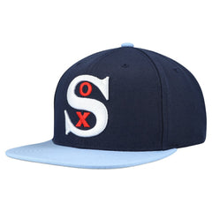 Chicago White Sox Mitchell & Ness Cooperstown Collection Basic Flip Snapback Hat - Navy Hats