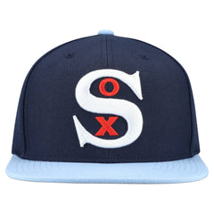 Chicago White Sox Mitchell & Ness Cooperstown Collection Basic Flip Snapback Hat - Navy Hats