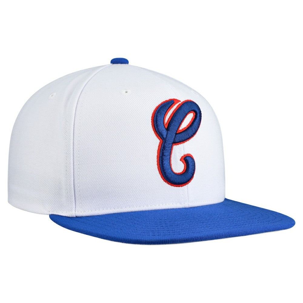 Chicago White Sox Mitchell & Ness Cooperstown Collection Basic Flip Snapback Hat - White Hats
