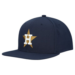 Houston Astros Mitchell & Ness Cooperstown Collection Basic Flip Snapback Hat - Navy Hats