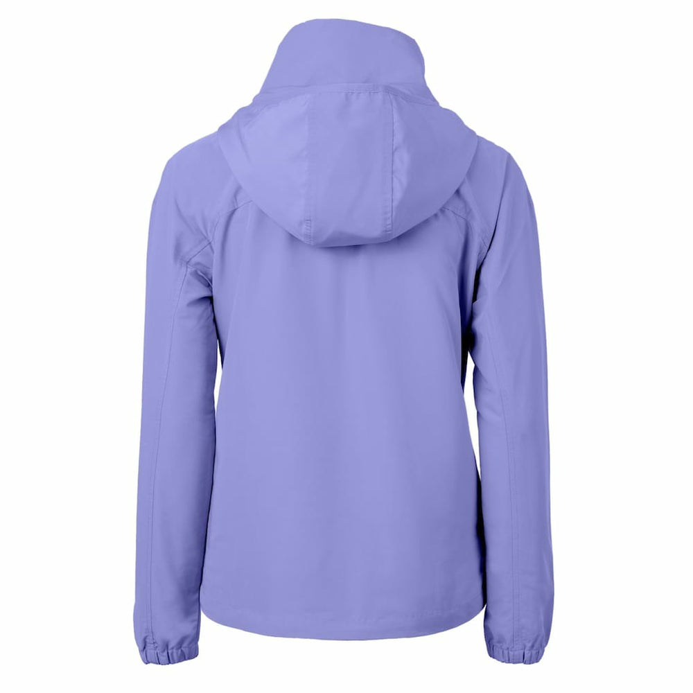 New York Jets Cutter & Buck Women's Charter Eco Recycled Full-Zip Jacket Purple