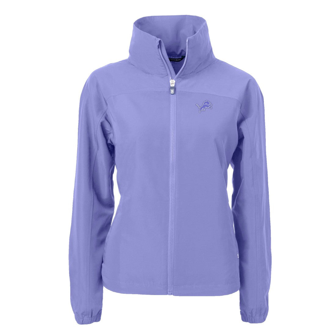 Detroit Lions Cutter & Buck Women's Charter Eco Recycled Full-Zip Jacket Purple