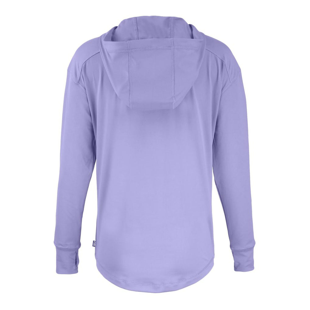 Minnesota Vikings Cutter & Buck Women's Daybreak Eco Recycled Half-Zip Hoodie Purple