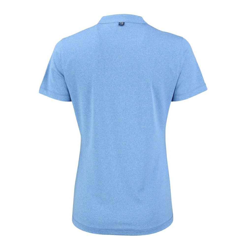 Green Bay Packers Cutter & Buck Women's Forge Heathered Stretch Blade Top Powder Blue