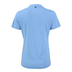 Green Bay Packers Cutter & Buck Women's Forge Heathered Stretch Blade Top Powder Blue