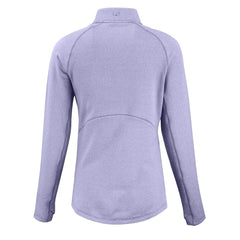 New York Giants Cutter & Buck Women's Peshastin Eco Fleece Recycled Half-Zip Top Purple