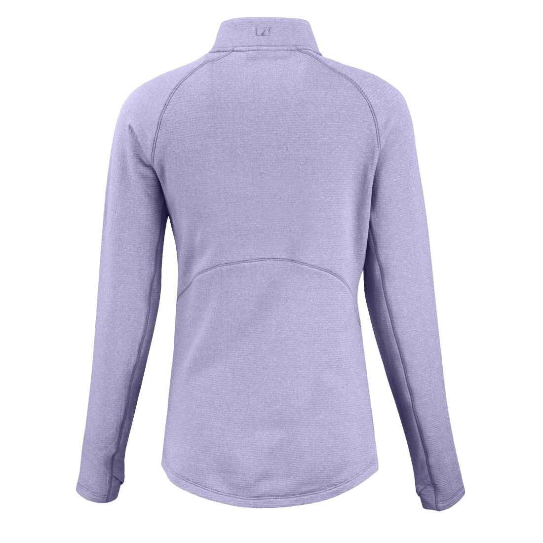 Green Bay Packers Cutter & Buck Women's Peshastin Eco Fleece Recycled Half-Zip Top Purple