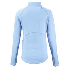 Houston Texans Cutter & Buck Women's Peshastin Eco Fleece Recycled Half-Zip Top Powder Blue