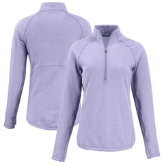 Indianapolis Colts Cutter & Buck Women's Peshastin Eco Fleece Recycled Half-Zip Top Purple