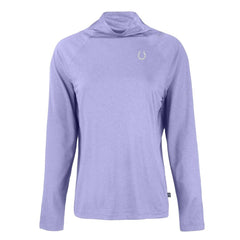 Indianapolis Colts Cutter & Buck Women's Coastline Epic Comfort Eco Recycled Funnel Neck Top Purple