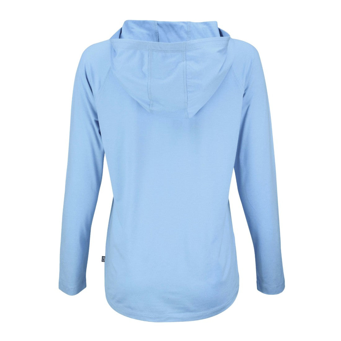 Denver Broncos Cutter & Buck Women's Coastline Epic Comfort Eco Recycled Long Sleeve Hoodie T-Shirt Powder Blue