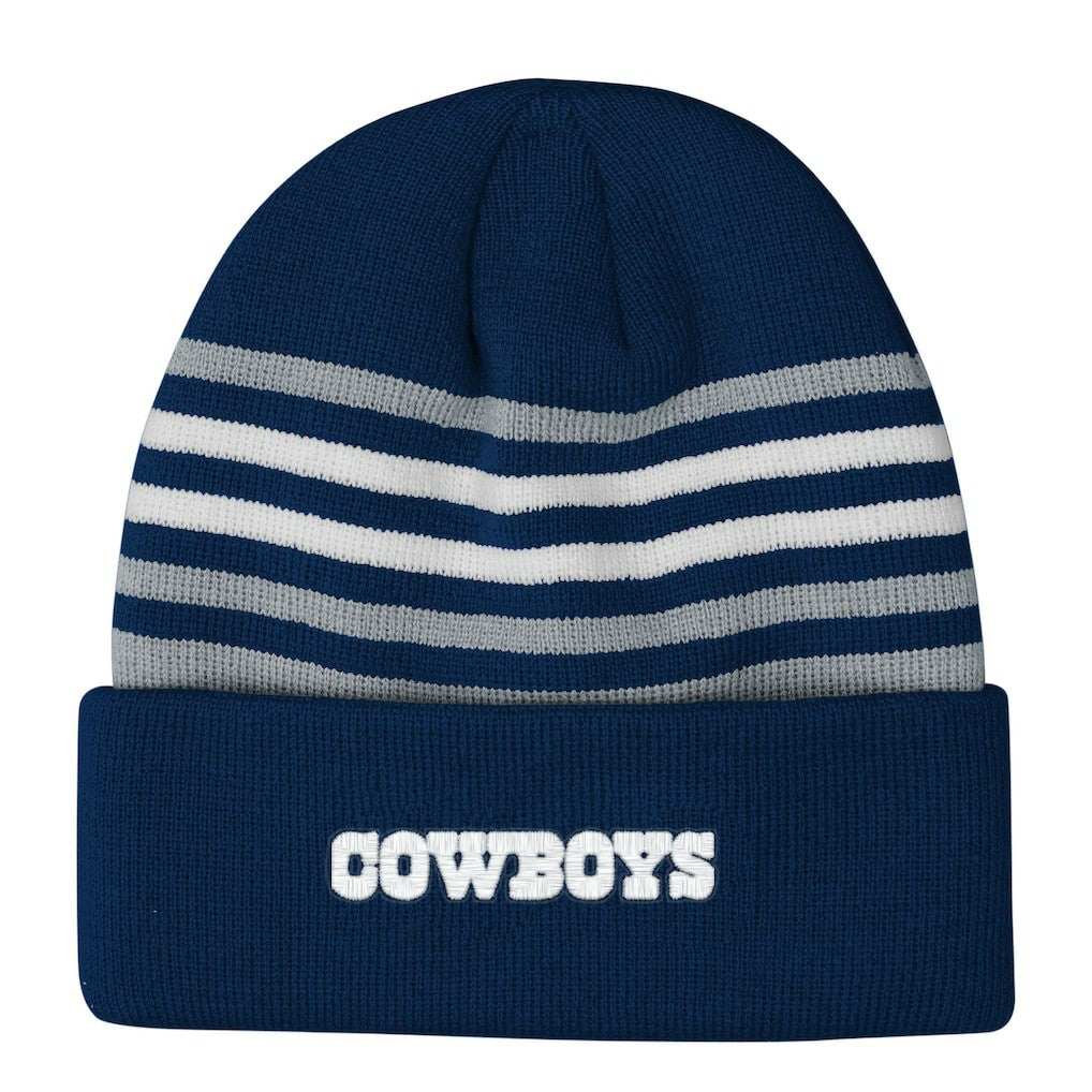 Dallas Cowboys Outerstuff Youth Essentials Cuffed Knit Hat Navy
