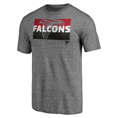 Atlanta Falcons Square Off Tri-Blend T-Shirt Heather Gray