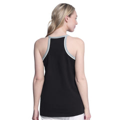 NHL Los Angeles Kings G-III 4Her by Carl Banks Women's Curveball Racerback Scoop Neck Slub Tank Top - Black