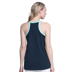 NHL Seattle Kraken G-III 4Her by Carl Banks Women's Curveball Racerback Scoop Neck Slub Tank Top - Navy