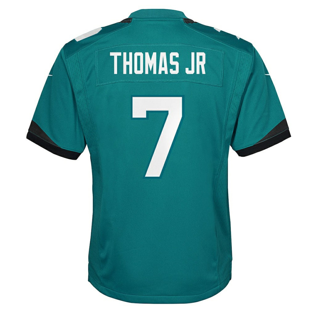 Brian Thomas Jr. Jacksonville Jaguars Youth Team Game Jersey Teal