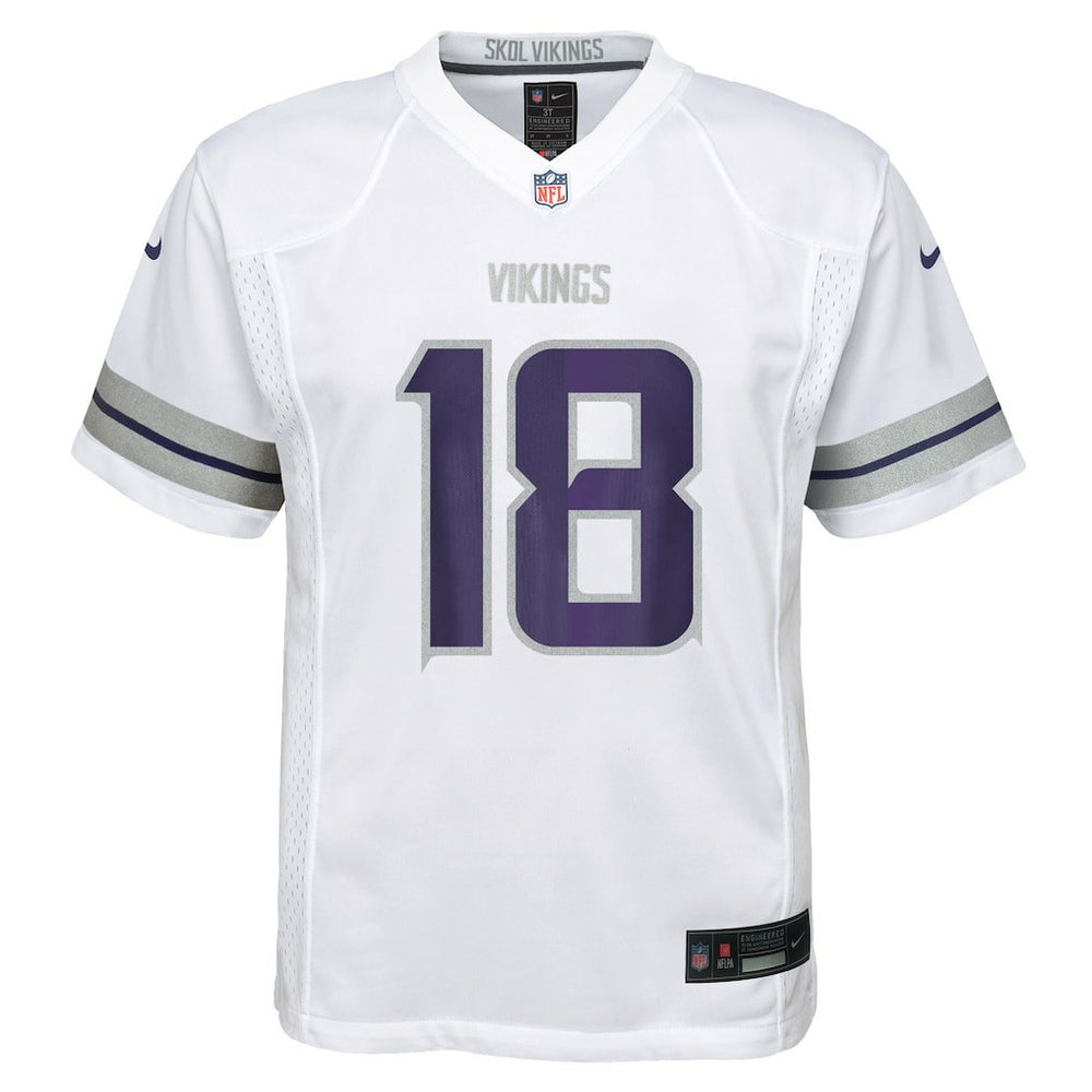 NFL Justin Jefferson Minnesota Vikings Preschool Alternate Player Game Jersey - White