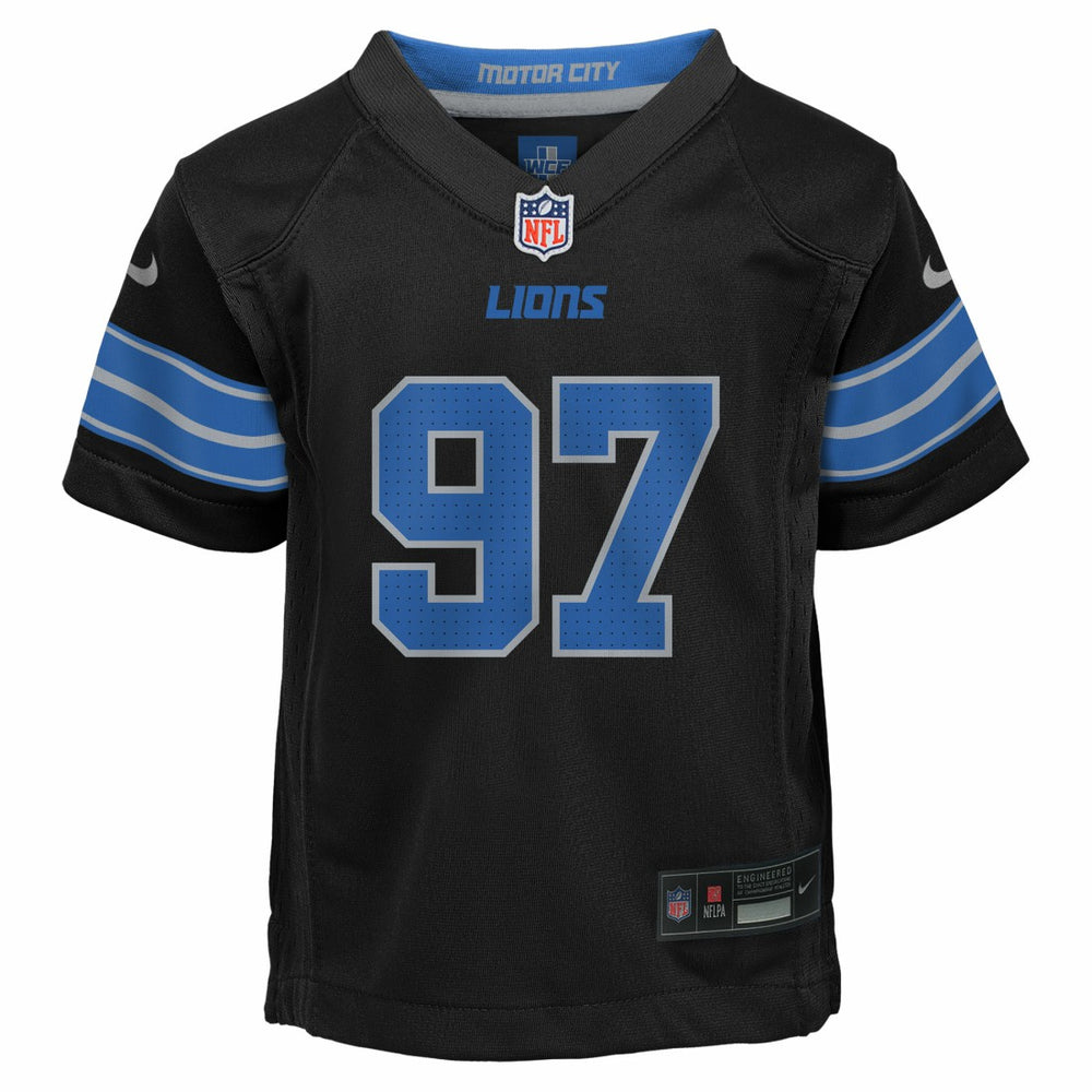 Aidan Hutchinson Detroit Lions Preschool Alternate Player Game Jersey Black