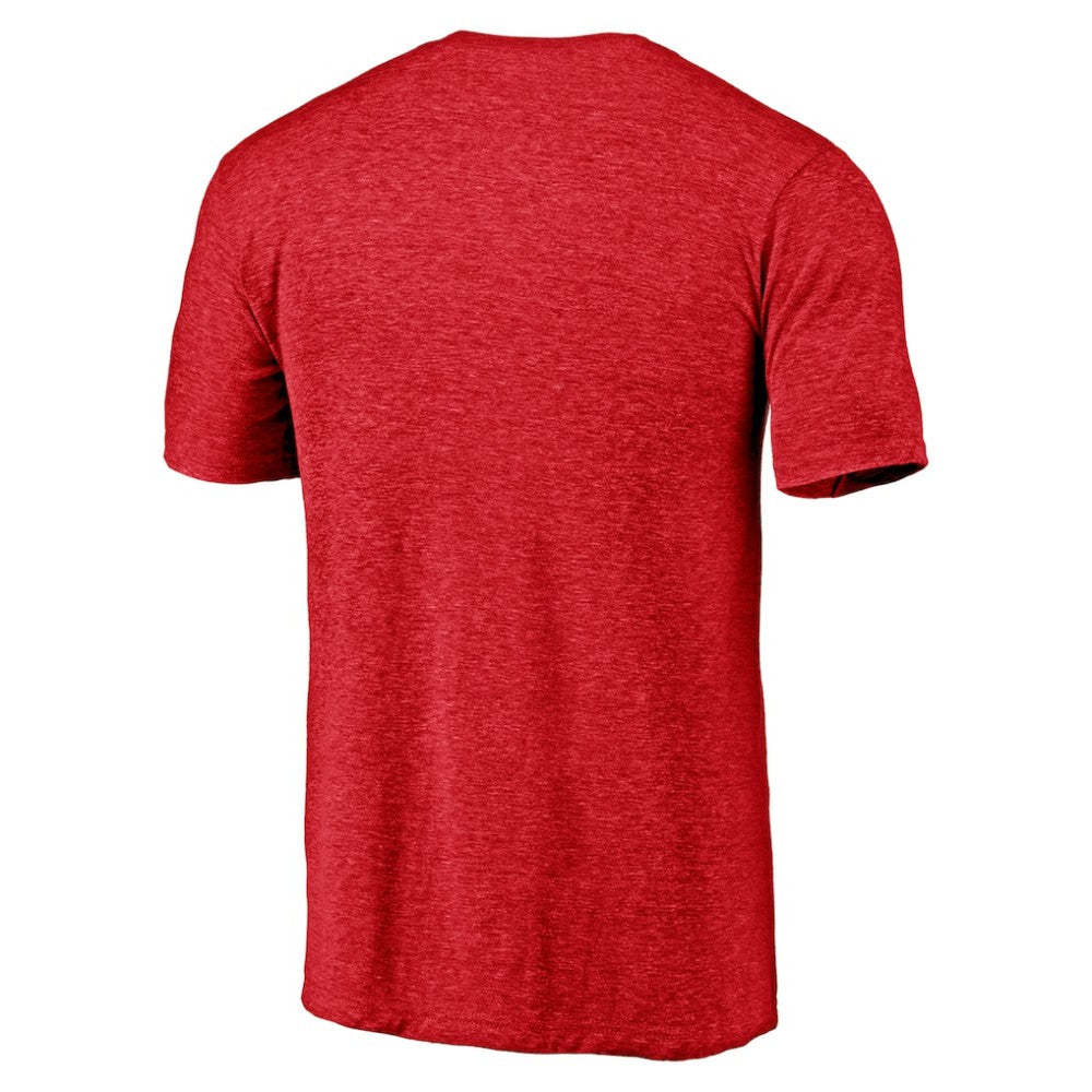 Atlanta Braves Line Corps Tri-Blend T-Shirt - Red T-shirts