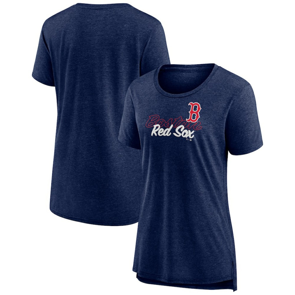 Boston Red Sox Women's Practice Time Tri-Blend T-Shirt - Navy T-shirts