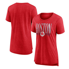 Boston Red Sox Women's Toppler Tri-Blend T-Shirt - Red T-shirts