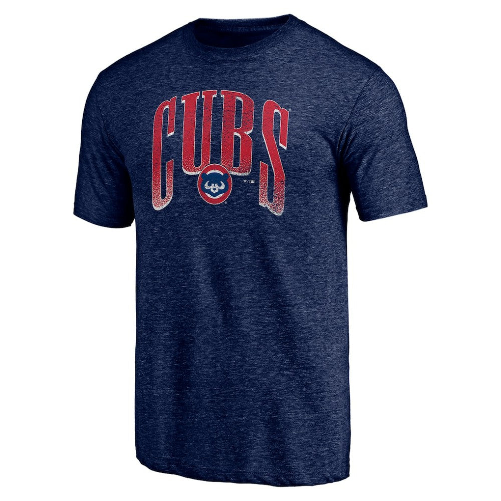 Chicago Cubs Line Corps Tri-Blend T-Shirt - Navy T-shirts