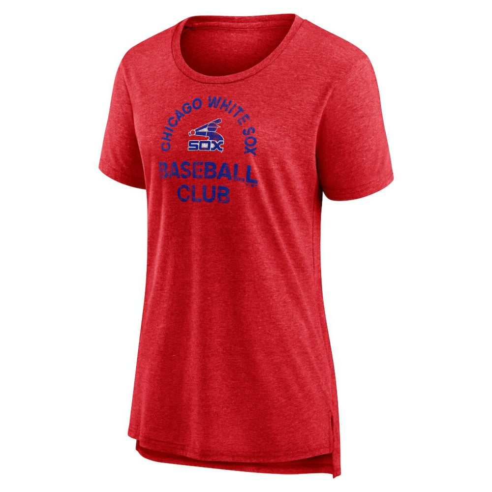 Chicago White Sox Women's Selected First Tri-Blend T-Shirt - Red T-shirts
