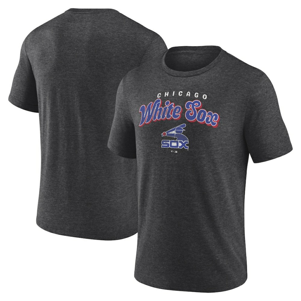 Chicago White Sox Wonderment Tri-Blend T-Shirt - Charcoal T-shirts