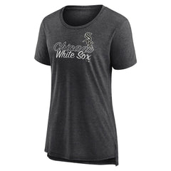 Chicago White Sox Women's Practice Time Tri-Blend T-Shirt - Gray T-shirts