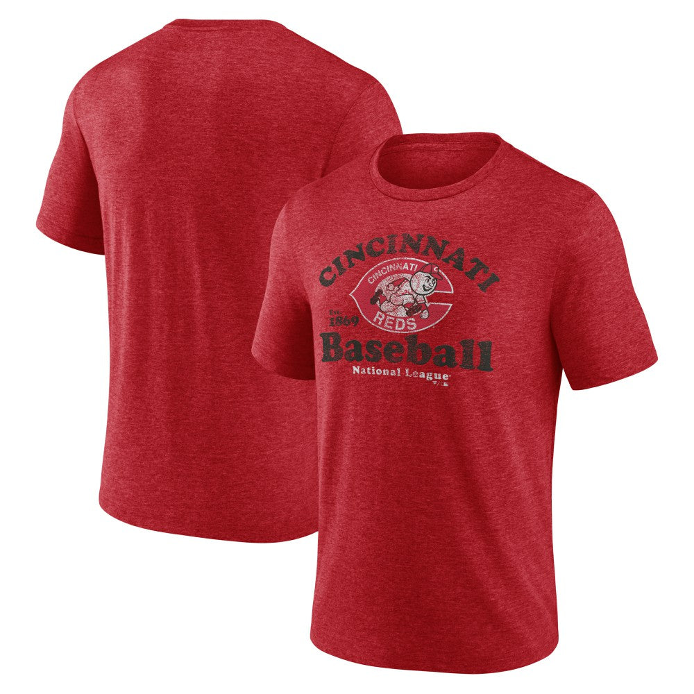 Cincinnati Reds Our Game Tri-Blend T-Shirt - Red T-shirts